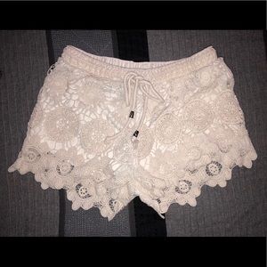 Lace shorts